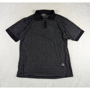 Vintage Versace Jeans Couture Polo Shirt Mens Size M Designer Preppy Quarter Zip